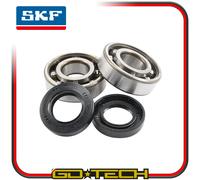 KIT CUSCINETTI SKF C3 PARAOLI BANCO DERBI APRILIA GILERA 50 2T REVISIONE MOTORE