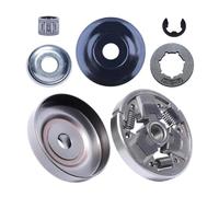 Kit cuscinetto con rondella, clip e corona del tamburo della frizione da 3/8"-7T, adatto for motosega 024 026 MS260, pezzi di ricambio da 19 mm 100791X