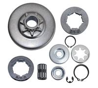 Kit cuscinetto rondella tamburo corona pignone frizione adatto for motosega 038 MS380 MS381 1119 0007 1003