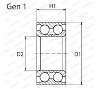 Kit Cuscinetto Ruota Moog Re-wb-11479