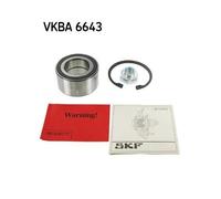 SKF Kit cuscinetto ruota anteriore VKBA 6643 per Opel Agila 1.3 CDTI