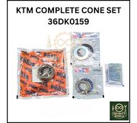 Kit Cuscinetto Testata Sterzo Assemblaggio Cono Per KTM DUKE Argento