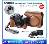 Kit custodia in pelle SmallRig 5386 per Canon PowerShot V1, nero