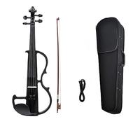Kit Custodia In Schiuma Per Violino Elettrico A Grandezza Naturale In Legno Massello, Violino In Legno Brasiliano