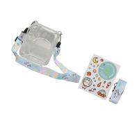 Kit Custodia per Fotocamera Instax Mini 12 con Tracolla Cover Trasparente Resistente Blu