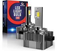 KIT D1S LED PLUG AND PLAY CANBUS 6000K +200% LUCE BIANCA GHIACCIO 10.000 LUMEN