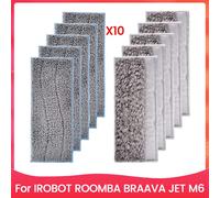 Kit da 10 panni per mocio, umido e asciutto per IROBOT ROOMBA BRAAVA JET M6