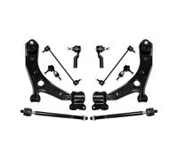 Kit da 10 pezzi di bracci di controllo inferiori anteriori e stabilizzatori compatibili con Mazda 3 5 2004 2005 2006 2007 2008 2009 2010 2011-2014