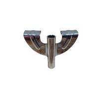 Kit da 10 pezzi Graffe per tiranti cassa per batteria graffa cromata ricambi