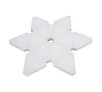 Kit da 12 Set di Luci da Parete a LED RGB, Lampada da Parete Triangolare con Sincronizzazione Musicale, Controllo APP Remoto Che Cambia Colore per L'arredamento della Stanza