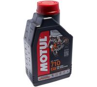 Kit Da 2 Litri Olio Miscela Motul 710 2 Tempi 100% Sintetico