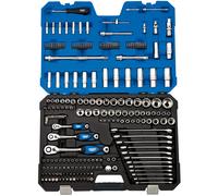 Kit Da 214uds Di Punte & Chiave Crick Metrico 1/4-3/8-1/2 ''