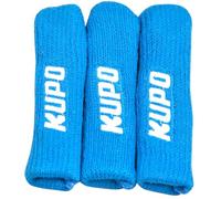 Kit da 3 calzini blu protettivi per stativi Kupo KS-0412BL - copristaff per gambe di treppiede e monopiede - rivestimento morbido in tessuto resistente, antigraffio e antiscivolo, riutilizzabile