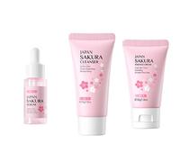 Kit da 3 pezzi per detergere, idratare e riparare, crema viso perfetta per ragazze e donne ricche di estratti vegetali