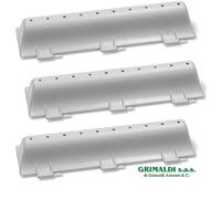 KIT 3PZ TRASCINATORE CESTELLO FERMACARICO LAVATRICE WHIRLPOOL ORIG 480110100104