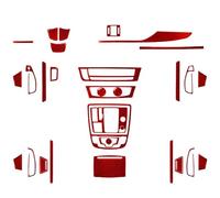 Kit Da 34 Pezzi In Vera Fibra Di Carbonio Adesivi Per Interni Auto Per A6 S6 C7 A7 S7 2012 2013 2014 2015 2016 2017 2018 MENSUNUBNM(LHD 2)