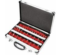 Kit da 35 Frese Gambo 6mm per Legno per Fresatrice a Pantografo Frese per Scanalature Legno Frese per Lavorazione Legno Frese per Bordi Cornici (Kit da 35 pezzi Gambo 6mm)