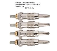 Kit Da 4 Candelette Di Preriscaldamento NEWPARTS Per Ford Courier 1.8 D 60ch