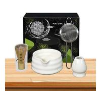 Kit da 5 pezzi, set professionale con frusta , set da tè , autentica preparazione del tè, frusta e , 26 x 21 x 9,5 cm, per familiari, amici e colleghi