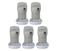 Kit da 5 riceventi satellitari universali con LNB singolo HD, design resistente alle intemperie, ricevitore satellitare lineare HD per i nuovi satelliti Tricolore 75