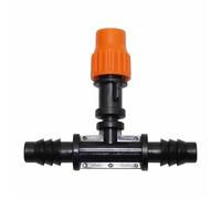 Kit da 50 set di ugelli for nebulizzazione atomizzatori da 6 mm, giunto filettato maschio da 1/2", connettore a T da 8 mm, spruzzatore di raffreddamento(50Pcs 6-8mm Nozzle)