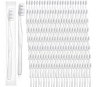Kit da 500 spazzolini da denti da viaggio confezionati singolarmente con setole morbide, ideale per hotel, campeggio e cure dentistiche di emergenza
