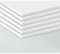 Kit da 6 pezzi pannelli in forex spessore 10 mm misura 40x30 cm