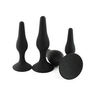 Kit da Allenamento Impermeabili in Silicone Nero Àn-âl B-û-TT Plug Sono Adatti per Uomo E Donna (Nero)