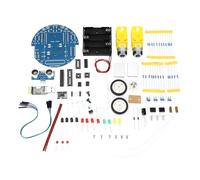 Kit da auto robot per bambini Educazione STEM con telecomando per evitare gli ostacoli e programmazione grafica Giocattolo per l'apprendimento scientifico scaricabile tramite USB