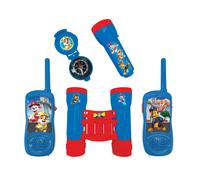 Kit da avventuriero Pat Patrouille - Walkie-talkie, binocolo, torcia e bussola