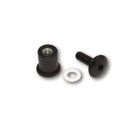 Kit Da Bulloni Carenati IN Alluminio HIGHSIDER Smart-Tuercas di Gomma m6-8