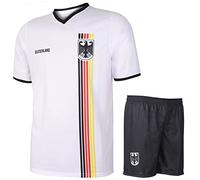 Kit da Calcio per la casa della Germania - Strisce con Bandiera - Bambino e Adulto - Ragazzi - Divisa da Calcio - Regali per Il Calcio - Abbigliamento Sportivo - Taglia XL