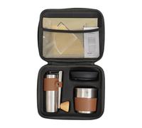 Kit da campeggio caffè - Grinder manuale in alluminio, Travel Brew Set | Dimensioni compatte con una facile macinazione, attrezzatura per bevande multiuso per viaggi in carrozza