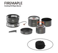 Kit da cucina Fire-Maple con bruciatore a gas Set di pentole Fornello da esterno Set di pentole da campeggio Sistema di cottura per escursionismo, campeggio e picnic