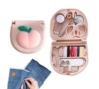 Kit da cucito Basic,Kit da cucito Scatola piccola per riparazione ago-filo | Kit da cucito per viaggi immediati a casa Soluzioni rapide Principianti giornalieri Campe Pesca