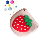Kit da cucito Basic,Kit da cucito Scatola piccola per riparazione ago-filo | Strumenti per per viaggi immediati a casa Soluzioni rapide Principianti giornalieri Campe Fragola
