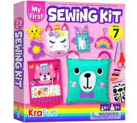 Kit da Cucito in Feltro per Bambini 5 Anni 7 Progetti Facili (Borse Cuscini