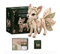 Kit da cucito patchwork con foresta incantata, tessuto pretagliato e accessori, 12 stili di bambole animali del bosco, set di ornamenti fatti a mano, regalo ideale per gli appassionati del fai da te