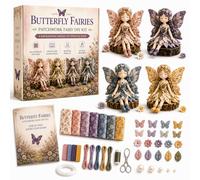 Kit Da Cucito Patchwork Fata Dei Fiori Da 4 Pezzi, Kit Da Cucito Patchwork Divertente Fata Dei Fiori, Per Adulti E Principianti, Regalo Creativo Fai Da Te(D)