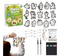 Kit da disegno 3D con texture in schiuma - Carta da pittura con texture artistica - Gioco d'arte per disegnare con schiuma - per bambini e adulti progetti creativi attività di gioco in casa e