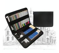 Kit da disegno per studenti d'arte con set di matite colorate da 50 pezzi