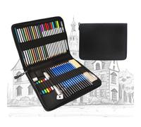 Kit da disegno per studenti d'arte con set di matite colorate da 51 pezzi