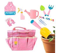 Kit da giardinaggio per set di attrezzi da giardinaggio esterni leggeri ed ergonomici per piantare facilmente, imparare divertendosi e sviluppare le capacità motorie sottili grazie a una presa a