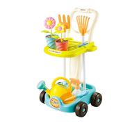 Kit da giardino per bambini Relaxdays, set di 13 attrezzi colorati, pala, secchio e annaffiatoio, per bimbi dai 3 anni