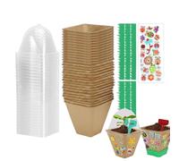 Kit Da Giardino: Set Di Vasi Giocattoli Da Giardinaggio Per Balconi Interni, Kit Educativo Per La Coltivazione Di Fiori, Artigianato E Giochi Per Coltivare Piante | Fflower Pot Set, Per Interni, Ho