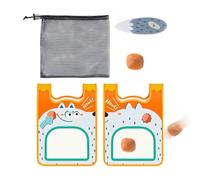 Kit da Gioco Catching & Throw - 4,96 x 43,31 Pollici Palla Adesiva interattiva per Campeggio, sfide all'aperto con Viaggi di, impegno degli Adolescenti per Gli Sport da Spiaggia, attività di