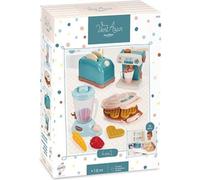 Kit da Gioco di Ruolo Colazione Ecoiffier 4 in 1: Toster, Waffel, Frullatore e Percolatore
