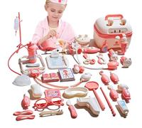 Kit da gioco medico per bambini - Giocattoli di design creativo per valigie, set da gioco multifunzionale per l'istruzione | Attrezzatura per medico realistica, accessorio per infermieristica