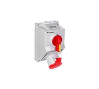 Kit da incasso con presa 4P (0-I) 32A IP54 C32-18 974001