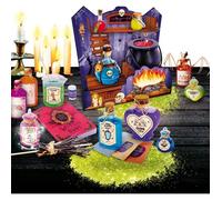 Lisciani - CRAZY SCIENCE - La casa delle streghe - Kit di esperienze magiche per bambini dai 7 anni - Laboratorio di Magia - Creazione pozioni magiche fosforescenti - Accessori inclusi